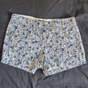 J CREW Floral Patterned Shorts